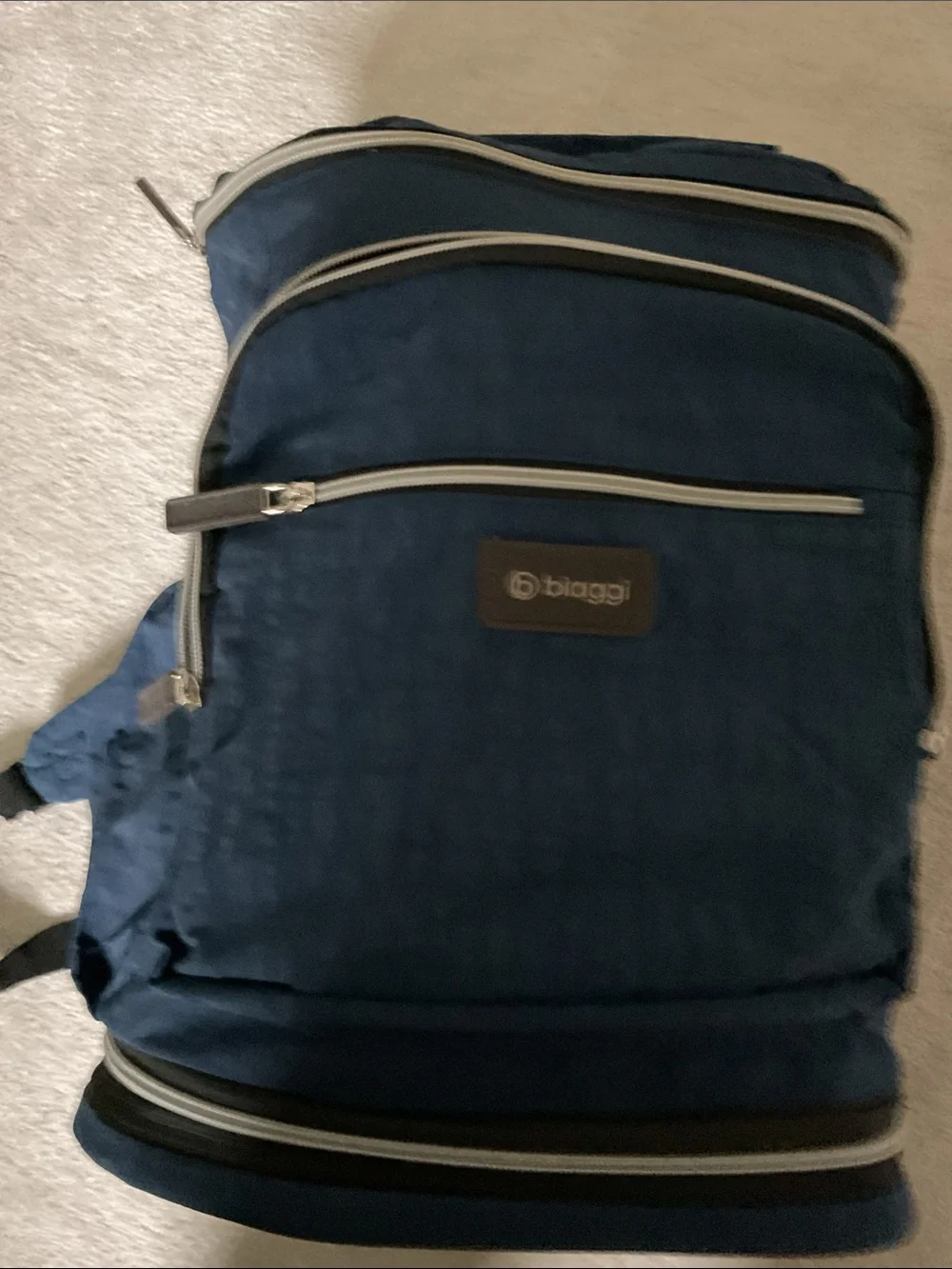 Biaggi Zipsak Backpack on the Go blue